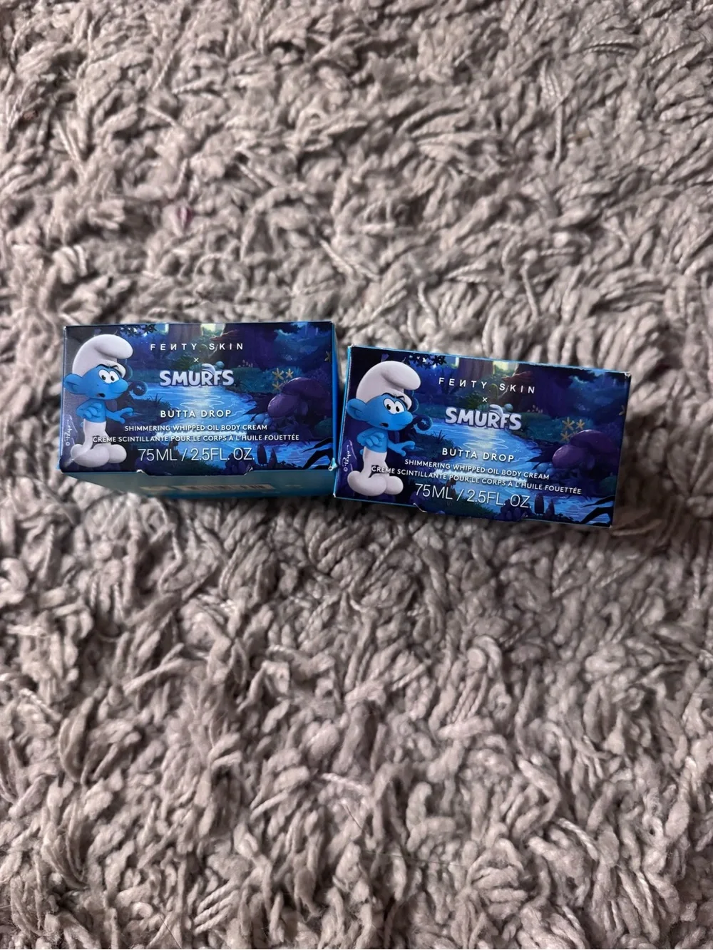 ☀️NEW Fenty Beauty x2 Smurfs Butta Drop Shimmering Whipped Oil Body Cream